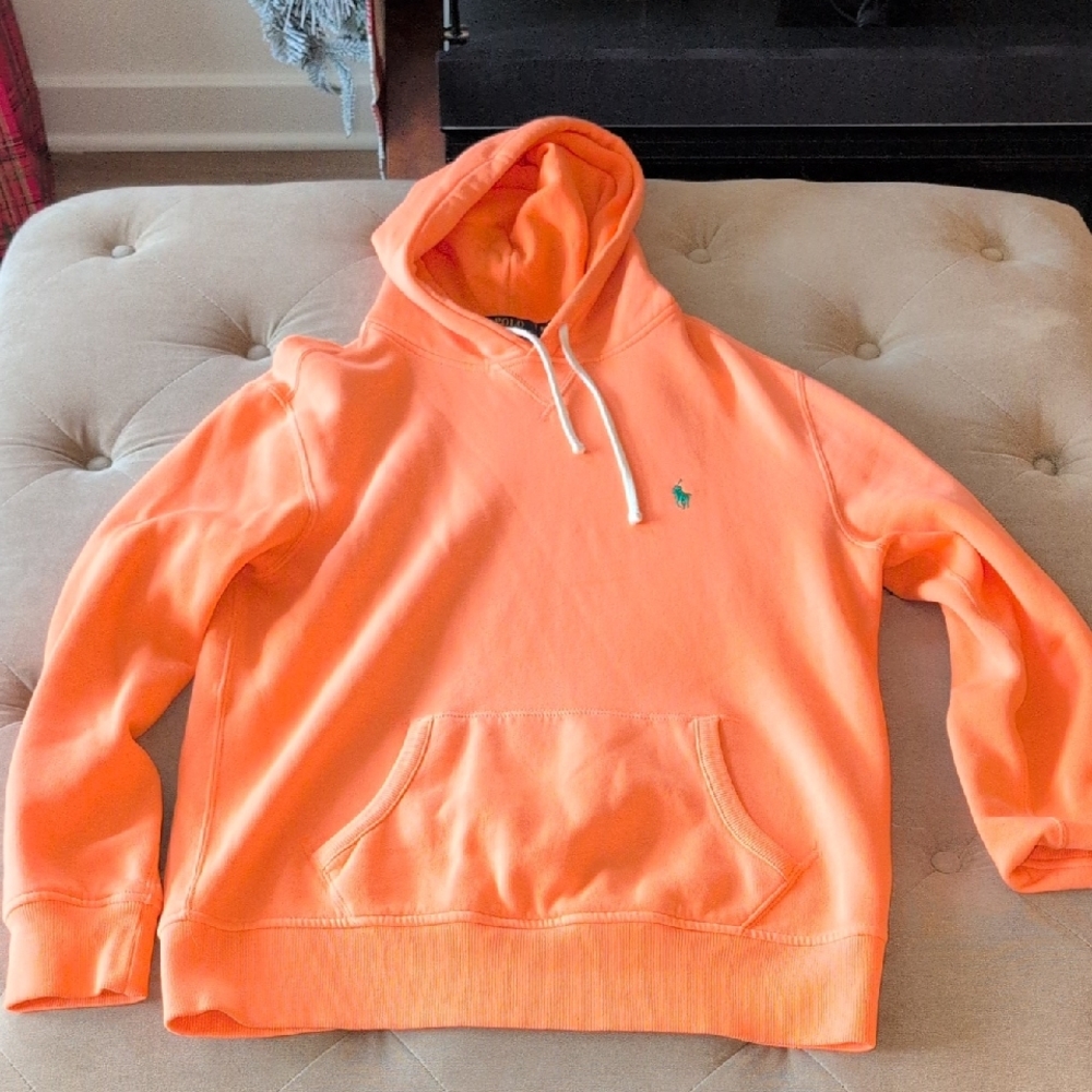 Polo Ralph Lauren Bright Orange Hoodie Sweater